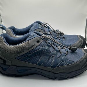 Ecco Gore-Tex Men's US 11 Hiking Walking Blue Water Resistant Shoe
